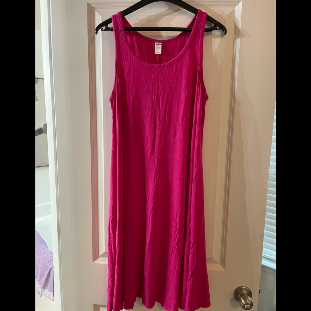 Old Navy Fuchsia Knee Length Dress / Coverup